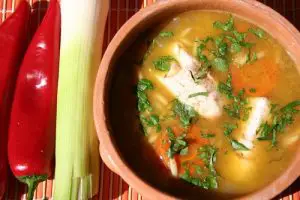 Fischsuppe mit Kritharaki