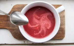 Rote Bete Suppe mit Ingwer