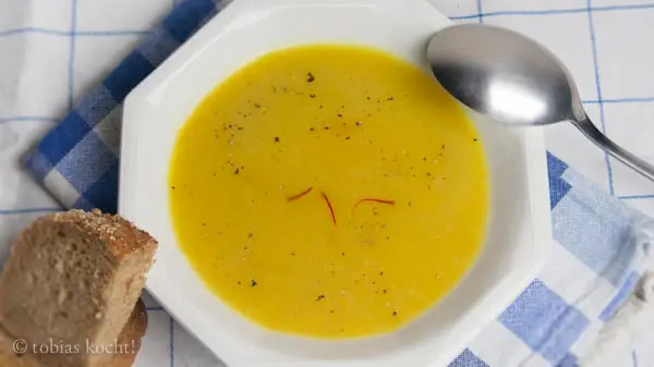 Kartofel Safran Suppe