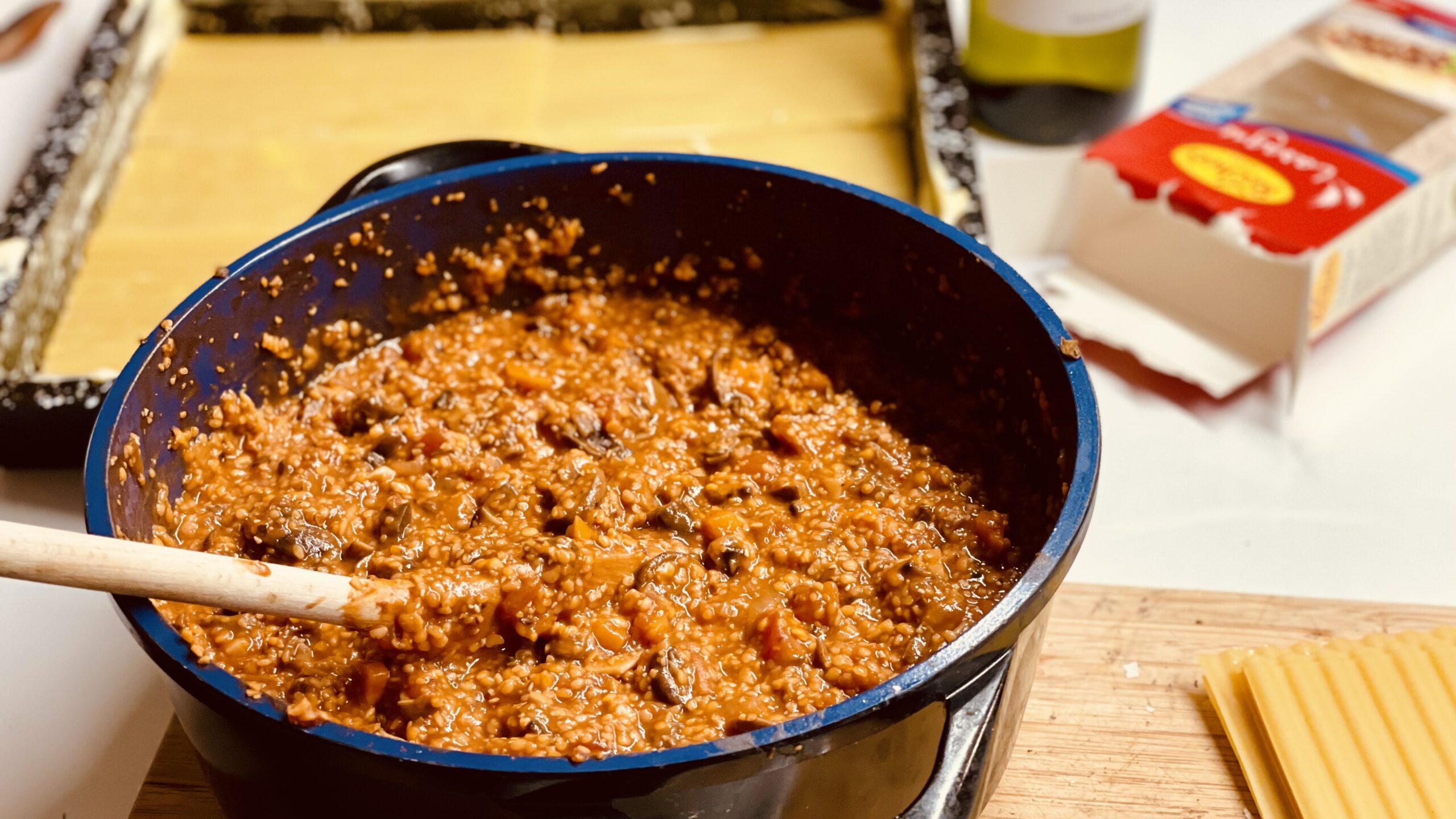Veganer Lasagne sugo